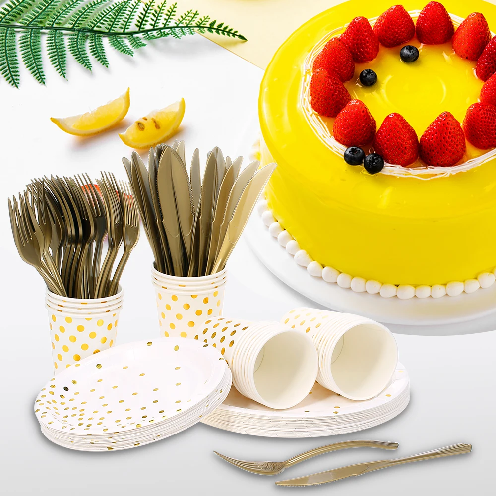 New 24pcs/set Disposable Party Tableware Disposable Paper Plates Cups Napkins Forks & Knives for Wedding Birthday Party Supplies
New 24pcs/set Disposable Party Tableware Disposable Paper Plates Cups Napkins Forks & Knives for Wedding Birthday Party Supplies