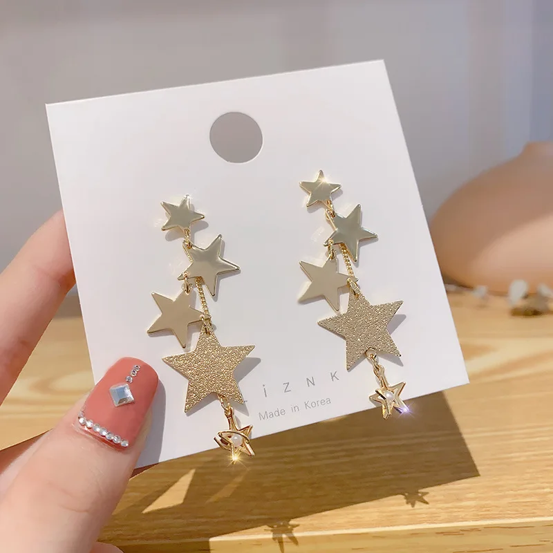 S925 Silver Needle Ear Jewelry Gypsophila Earrings Female Personality Temperament Cute Wild Five-pointed Star Earring Jewelry
S925 Silver Needle Ear Jewelry Gypsophila Earrings Female Personality Temperament Cute Wild Five-pointed Star Earring Jewelry