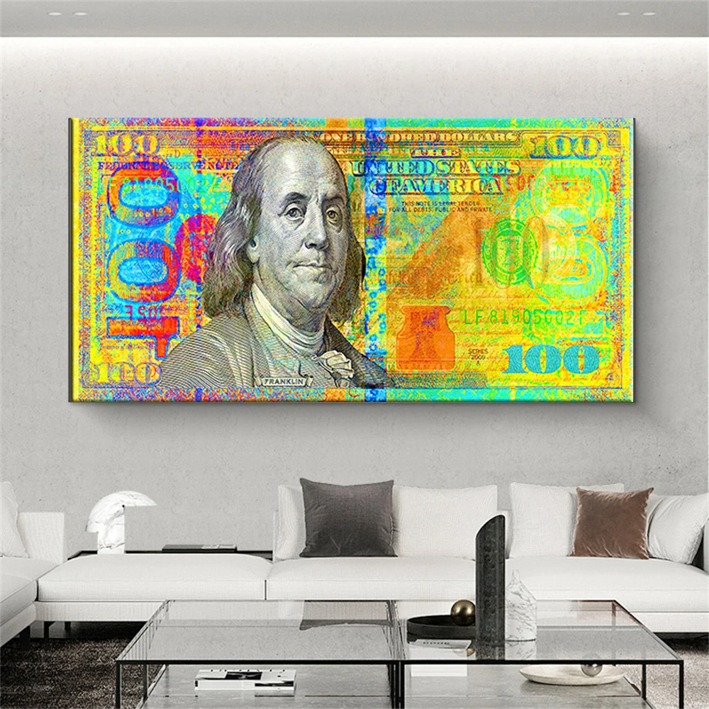 Money 100 Dollars Graffiti Art Posters and Prints Golden Canvas Painting Living Room Decoration Wall Art Pictures Canvas Art
Money 100 Dollars Graffiti Art Posters and Prints Golden Canvas Painting Living Room Decoration Wall Art Pictures Canvas Art