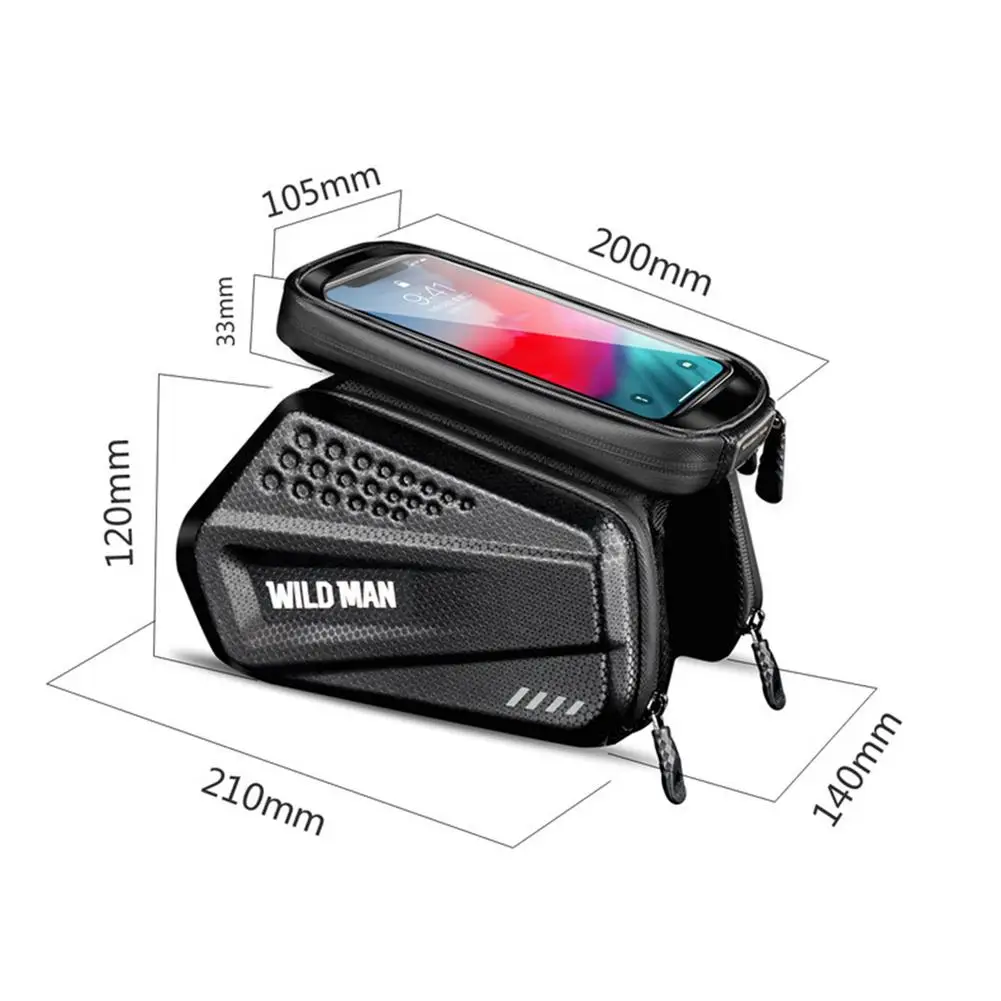 Bike Bag Frame Front Top Tube Cycling Bag Waterproof 4.7-6.5 In Phone Case Touchscreen Bag MTB Pack Bicycle Accessories
Bike Bag Frame Front Top Tube Cycling Bag Waterproof 4.7-6.5 In Phone Case Touchscreen Bag MTB Pack Bicycle Accessories