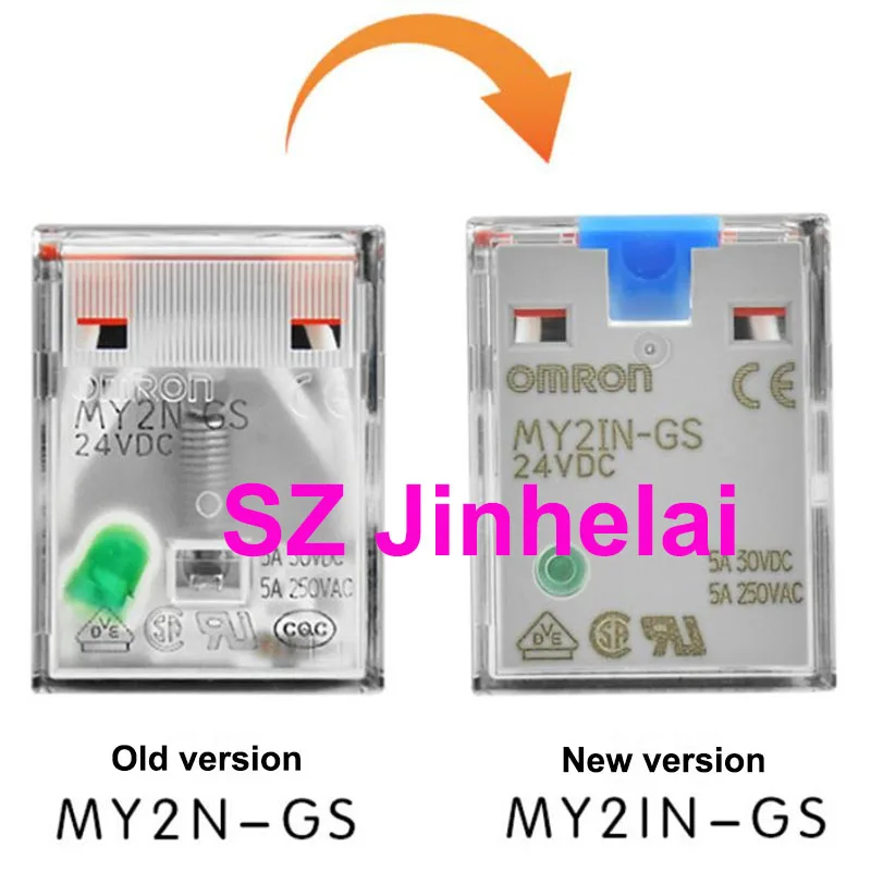 Оригинальные промежуточные реле Omron 10 шт., MY2IN-GS 24 В постоянного тока, 2NO 2NC, 8 контактов (стандартная обновленная версия)
Оригинальные промежуточные реле Omron 10 шт., MY2IN-GS 24 В постоянного тока, 2NO 2NC, 8 контактов (стандартная обновленная версия)