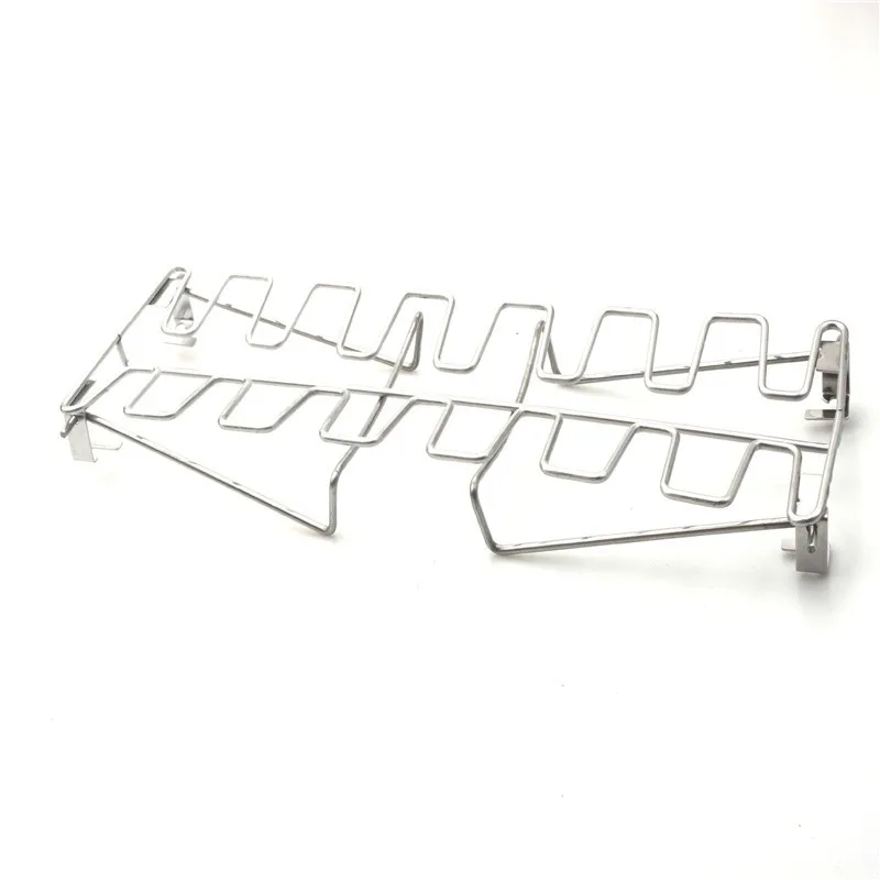 BBQ Beef Chicken Leg Wing Grill Rack 14 Slots Stainless Steel Barbecue Drumsticks Holder Smoker Oven Roaster Stand with Drip Pan 
BBQ Beef Chicken Leg Wing Grill Rack 14 Slots Stainless Steel Barbecue Drumsticks Holder Smoker Oven Roaster Stand with Drip Pan