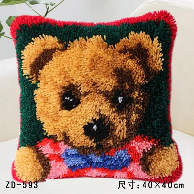 Animal Series Latch Hook Rug Kits Dogs 3D Segment Embroidery Pillow Wool Cross Stitch Carpet Embroidery DIY Pillow knooppakket
Animal Series Latch Hook Rug Kits Dogs 3D Segment Embroidery Pillow Wool Cross Stitch Carpet Embroidery DIY Pillow knooppakket