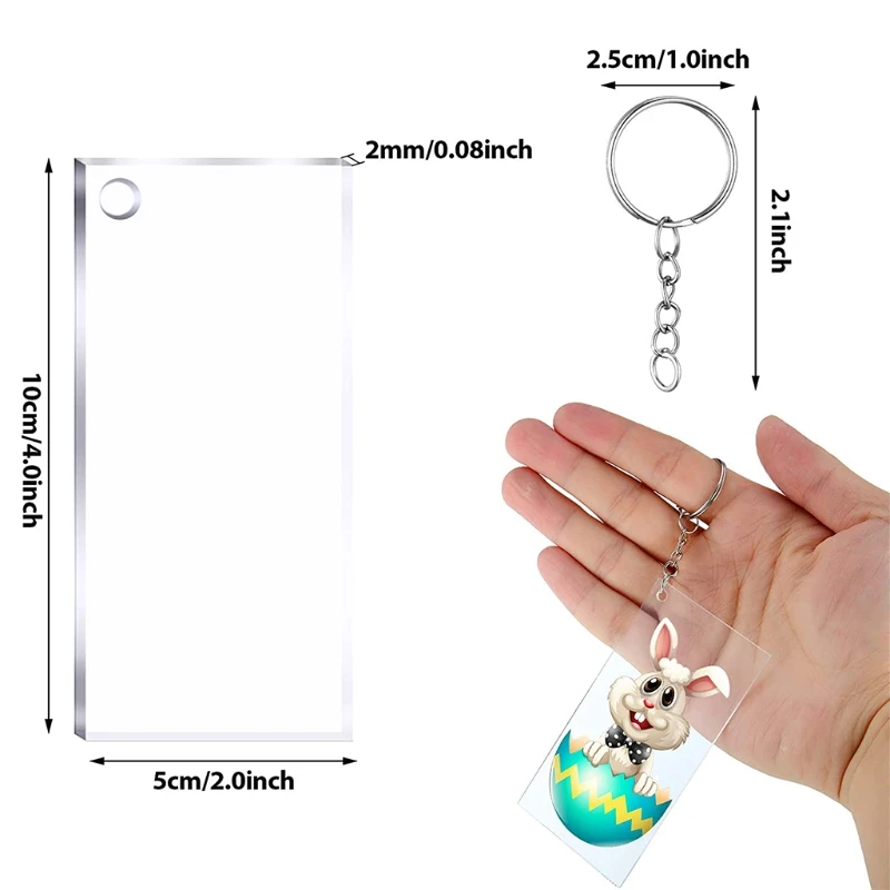 Acrylic Keychain Blanks with Key Rings Rectangle Clear Discs Circles Set for DIY X6HE
Acrylic Keychain Blanks with Key Rings Rectangle Clear Discs Circles Set for DIY X6HE