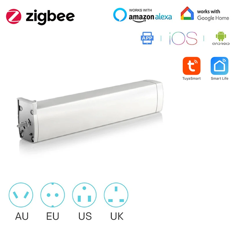 Tuya ZigBee Curtain Blind Switch Electric Motorized Curtain Roller Shutter Control for Alexa Google Assistant IFTTT
Tuya ZigBee Curtain Blind Switch Electric Motorized Curtain Roller Shutter Control for Alexa Google Assistant IFTTT
