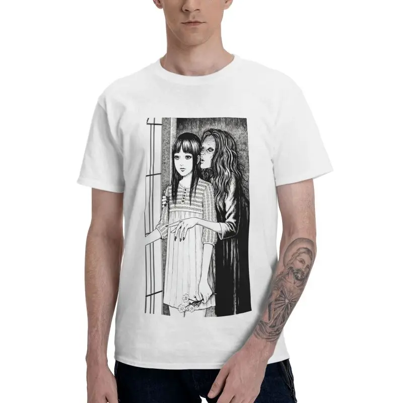 Junji Ito Tshirt Men Leisure Tee Tops 100% Cotton T Shirt Short Sleeve Horror Manga Tomie Kawakami T-shirts Gift Merch
Junji Ito Tshirt Men Leisure Tee Tops 100% Cotton T Shirt Short Sleeve Horror Manga Tomie Kawakami T-shirts Gift Merch