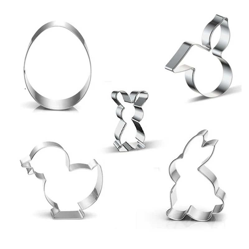 Пасхальный набор из 5 формочек для печенья, пасхальные формочки для печенья из нержавеющей стали, пасхальные формочки для печенья, пасхальн... 
Пасхальный набор из 5 формочек для печенья, пасхальные формочки для печенья из нержавеющей стали, пасхальные формочки для печенья, пасхальн...