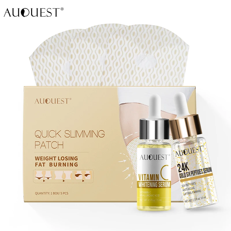 AuQuest Vitamin Whitening Serum & 24K Gold Wrinkle Serum Facial & Fat Slimming Patch Loss Weight Fat Burner Firming Woman Beauty
AuQuest Vitamin Whitening Serum & 24K Gold Wrinkle Serum Facial & Fat Slimming Patch Loss Weight Fat Burner Firming Woman Beauty