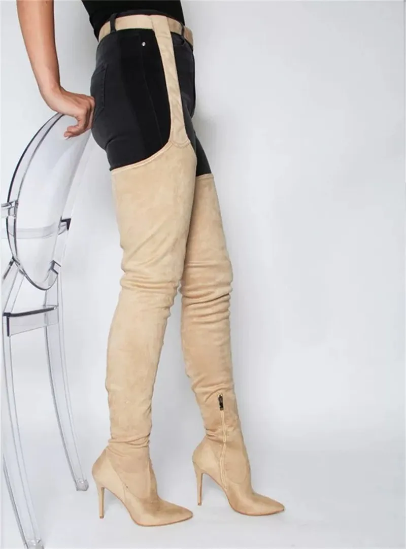 Sexy boots pants women's shoes large women's boots long boots solid high tube Knee Boots
Sexy boots pants women's shoes large women's boots long boots solid high tube Knee Boots