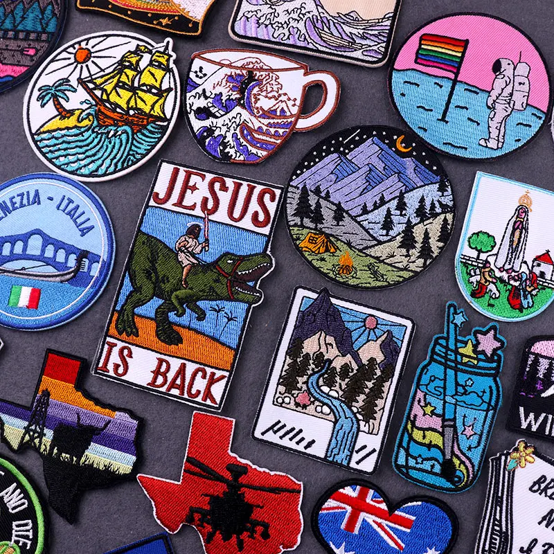 Jesus Dinosaur Letters Iron On Patches For Clothing Stickers Outdoor Adventure Embroidered Patches On Clothes Waves Sew Patches
Jesus Dinosaur Letters Iron On Patches For Clothing Stickers Outdoor Adventure Embroidered Patches On Clothes Waves Sew Patches