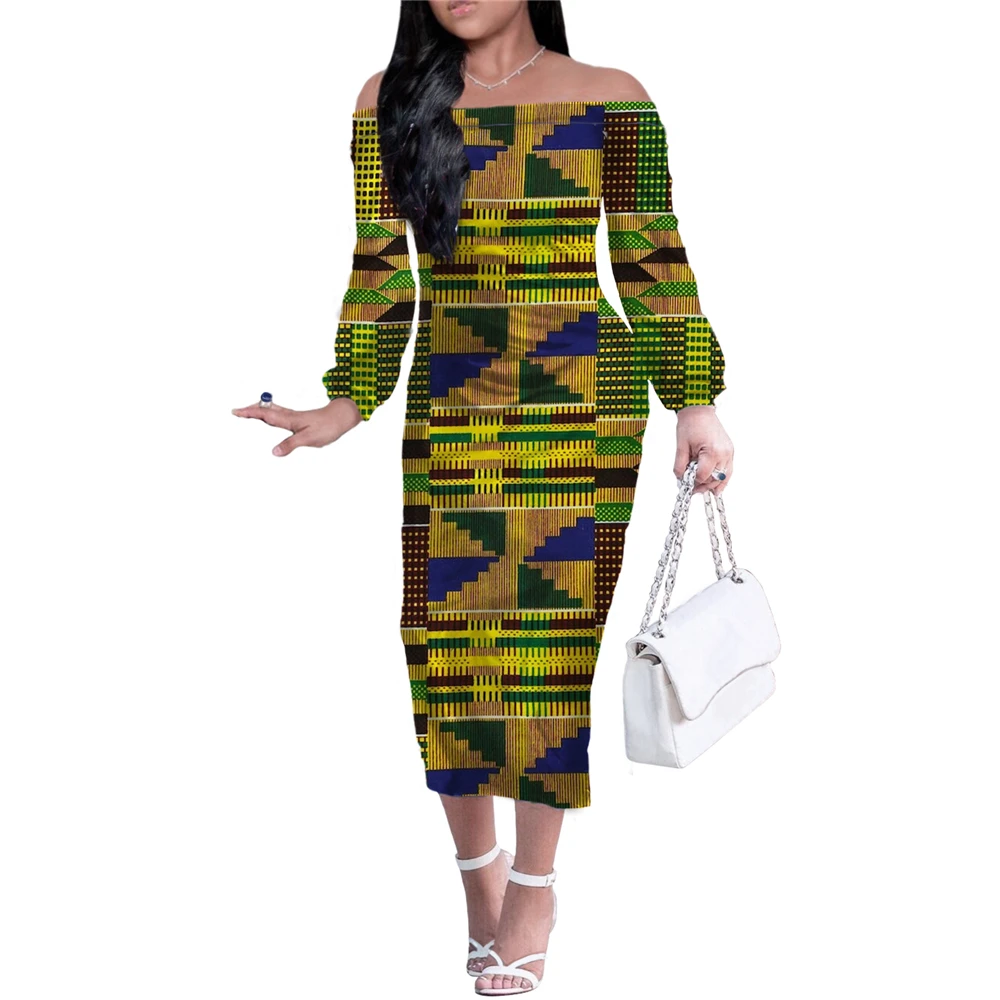 HYCOOL Off Shoulder African Dresses For Women Elegant Casual Birthday Outfits For Women Fall Long Sleeve Bodycon Maxi Dress 2021
HYCOOL Off Shoulder African Dresses For Women Elegant Casual Birthday Outfits For Women Fall Long Sleeve Bodycon Maxi Dress 2021