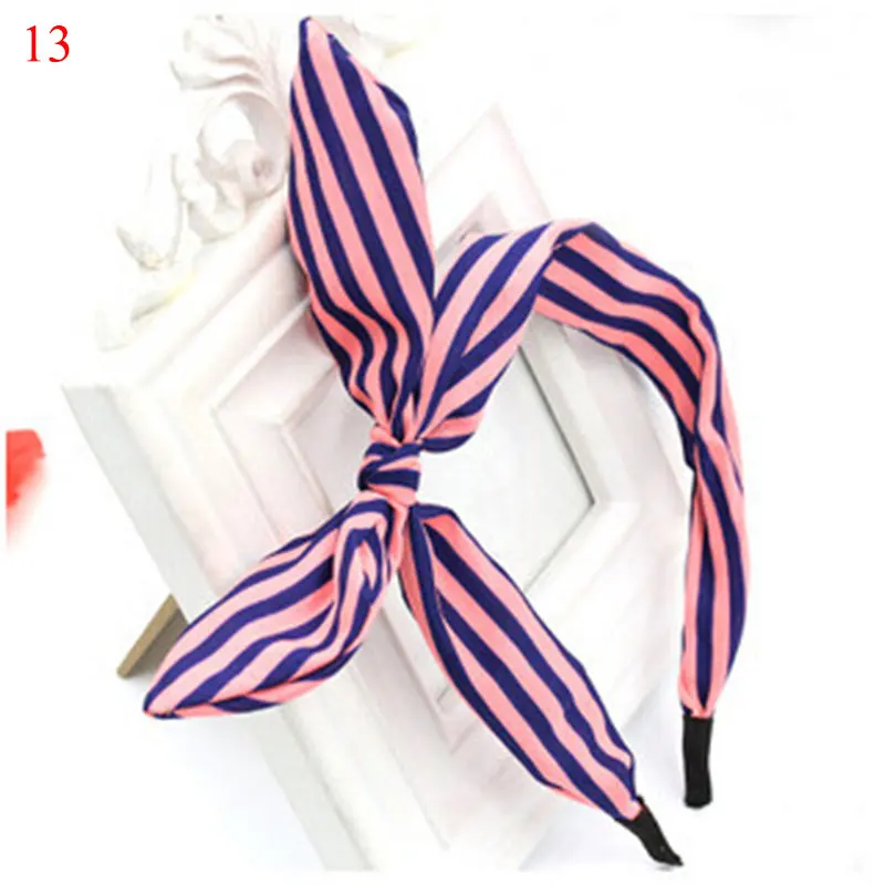 New Style Bowknot Makeup Knot Headbands Rabbit Ears Non-Slip Cloth Fabric Hair Hoop Fashion Floral Dot Striped Hair Accessories
New Style Bowknot Makeup Knot Headbands Rabbit Ears Non-Slip Cloth Fabric Hair Hoop Fashion Floral Dot Striped Hair Accessories