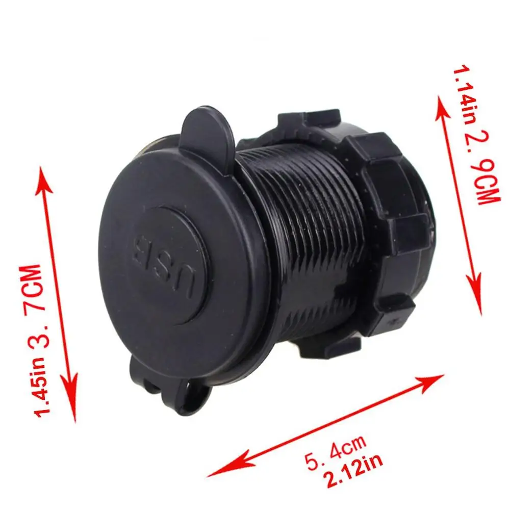 Low Temperature Environmental Car Charger Usb Car Dc12v-24v Waterproof Dual Usb Charger 2 Port 5v Power Socket
Low Temperature Environmental Car Charger Usb Car Dc12v-24v Waterproof Dual Usb Charger 2 Port 5v Power Socket
