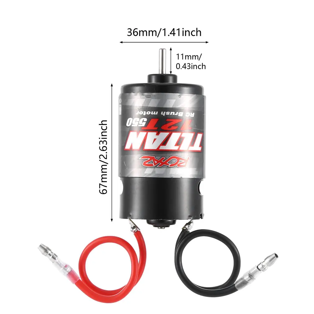 550 щеточный Мотор 12T 21T 29T 35T 60A ESC для 1:10 RC Crawler Axial SCX10 AXI03007 JL 90046 Traxxas TRX4 TRX6 Запчасти