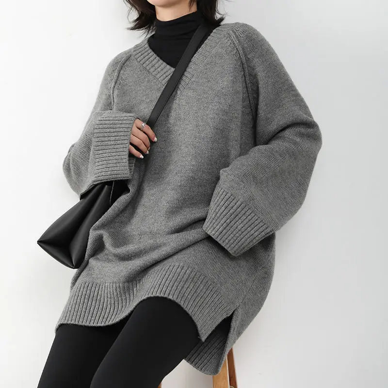 Women Argyle Knitted Sweater Autumn Winter V-Neck Oversized Pullovers Korean Preppy Style Loose Jumper Female Casual Sweaters
Women Argyle Knitted Sweater Autumn Winter V-Neck Oversized Pullovers Korean Preppy Style Loose Jumper Female Casual Sweaters
