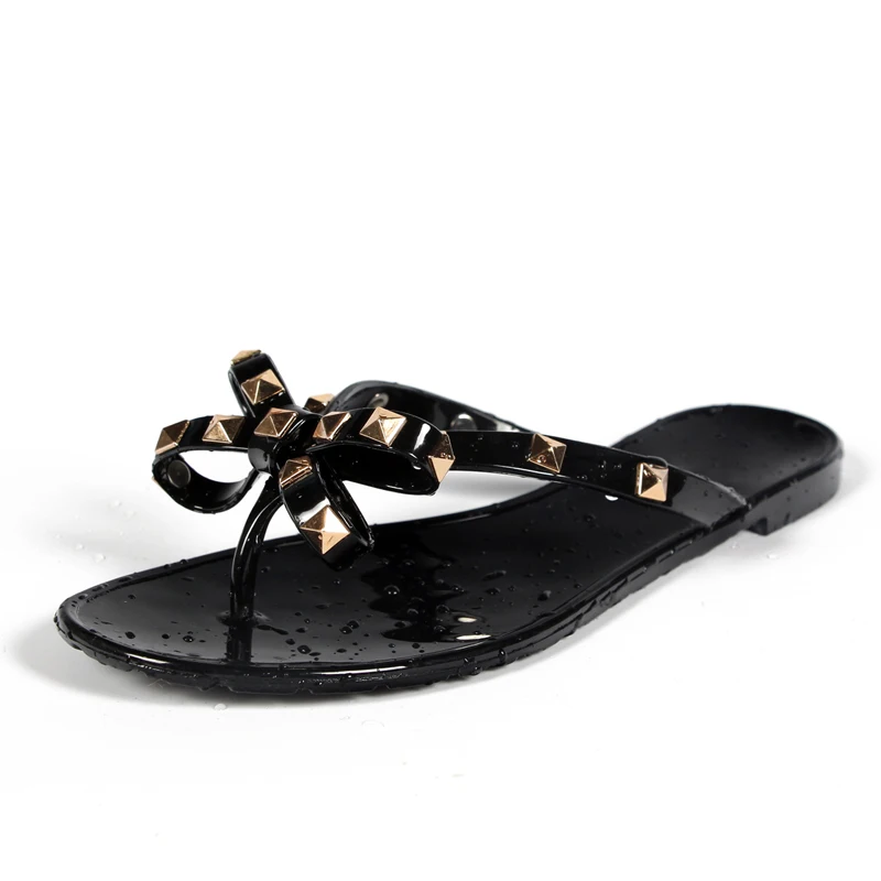 Hot 2021 Fashion Woman Flip Flops Summer Shoes Cool Beach Rivets big bow flat sandals Brand jelly shoes sandals girls size 36-41
Hot 2021 Fashion Woman Flip Flops Summer Shoes Cool Beach Rivets big bow flat sandals Brand jelly shoes sandals girls size 36-41