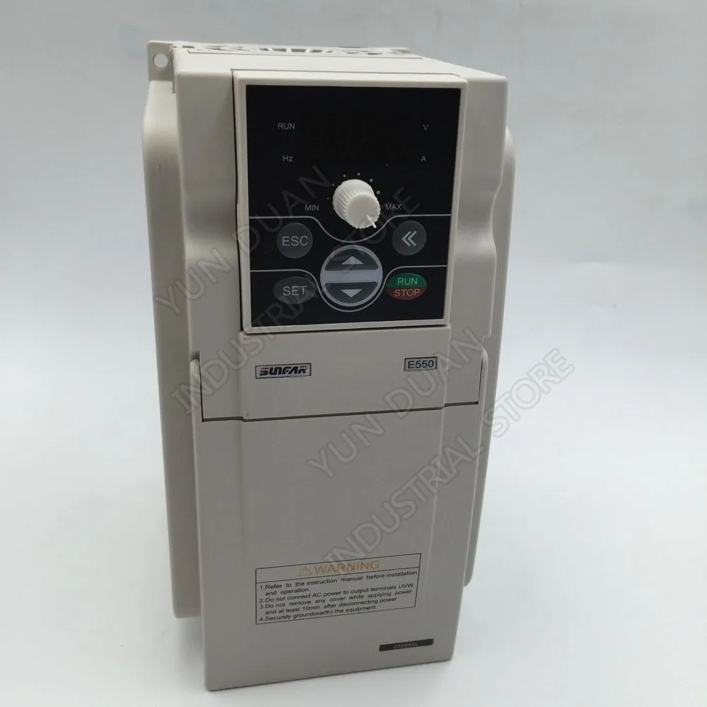 220V 4KW SUNFAR VFD 4000W AC 1000Hz VVV/F SVC Universal Frequency Converter for Router Engraving Spindle Motor Controller
220V 4KW SUNFAR VFD 4000W AC 1000Hz VVV/F SVC Universal Frequency Converter for Router Engraving Spindle Motor Controller