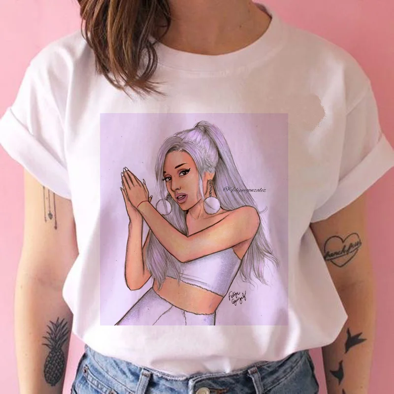 ariana grande T Shirt Women Hip Hop Tops ulzzang Casual t shirt female O-Neck T-Shirt Women Tops harajuku kawaii 90s t-shirt
ariana grande T Shirt Women Hip Hop Tops ulzzang Casual t shirt female O-Neck T-Shirt Women Tops harajuku kawaii 90s t-shirt