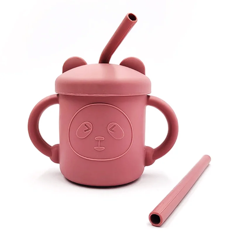 Baby Feeding Drinkware With 2 Straw Cup Baby Learning Feeding Cups Sippy Cup BPA Free Silicone Tableware Toddler Water Bottle 
Baby Feeding Drinkware With 2 Straw Cup Baby Learning Feeding Cups Sippy Cup BPA Free Silicone Tableware Toddler Water Bottle