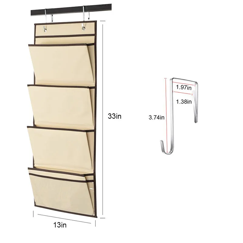 Hanging Wall Organizer,Over the Door File Organizer Hanging Wall File Folder Storage Organizer, (Beige - 2 Pack)
Hanging Wall Organizer,Over the Door File Organizer Hanging Wall File Folder Storage Organizer, (Beige - 2 Pack)