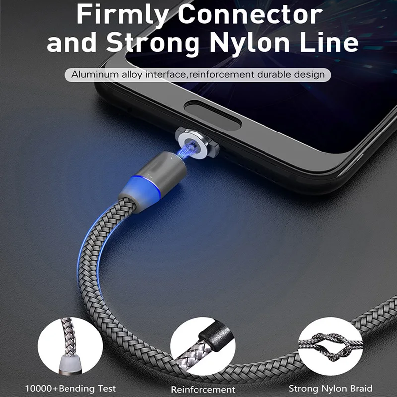 Магнитный зарядный кабель Micro USB для Cubot C15 Pro J5 J7 R15 R19 J3 Nova P20 R11 H3 Magic X18 Plus | Мобильные
