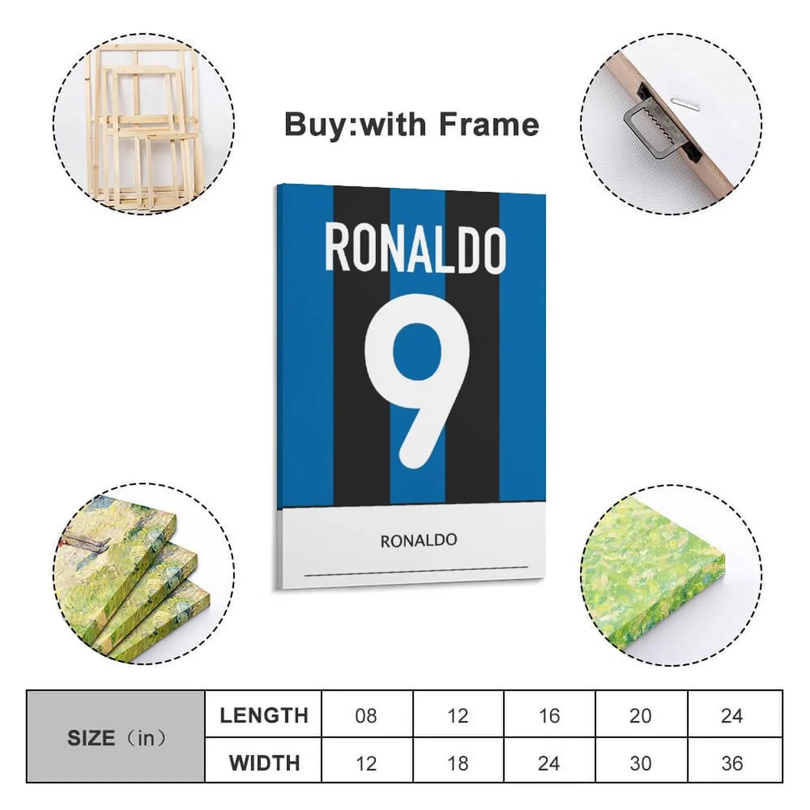 Decoration Ronaldo Print Painting Canvas Picture for Living Room Wall Room Posters With Frame Modern Home
Decoration Ronaldo Print Painting Canvas Picture for Living Room Wall Room Posters With Frame Modern Home