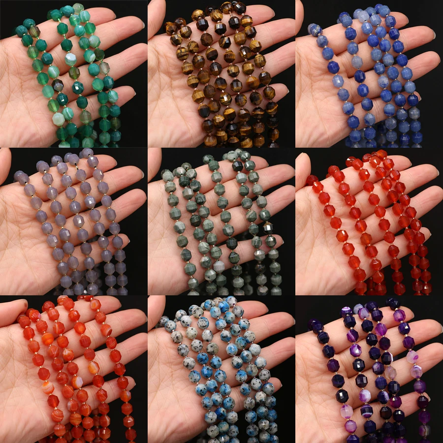 Natural Semi-precious Stone Green Stripe Agate Round Faceted Bead Making DIY Ladies Necklace Bracelet Exquisite Jewelry Gift 8mm
Natural Semi-precious Stone Green Stripe Agate Round Faceted Bead Making DIY Ladies Necklace Bracelet Exquisite Jewelry Gift 8mm