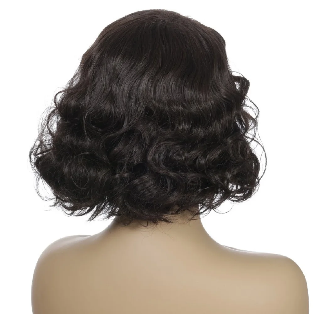 DANBO black brown bob wig Women curly hair wig high temperature synthetic fiber cosplay wig
DANBO black brown bob wig Women curly hair wig high temperature synthetic fiber cosplay wig