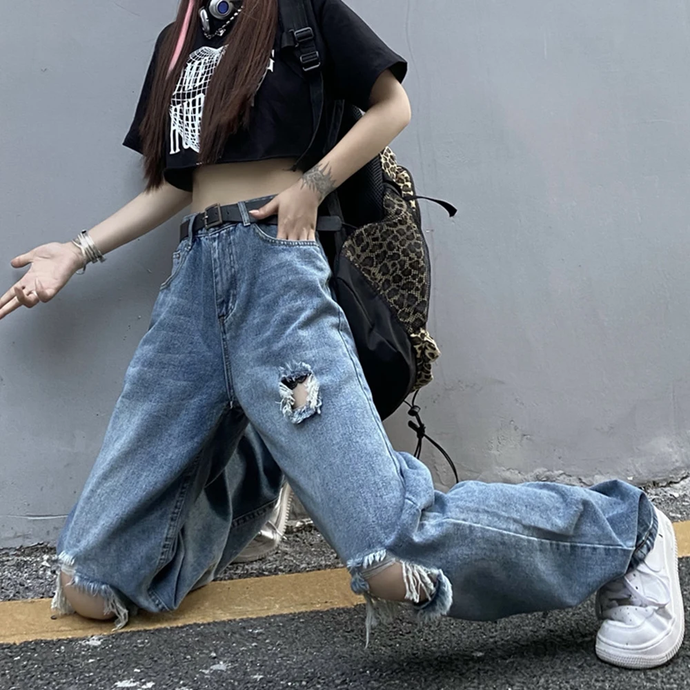 Dark Icon High Waist Ripped Jeans Women Straight Vintage Bluse Girl Jeans Denim Pants
Dark Icon High Waist Ripped Jeans Women Straight Vintage Bluse Girl Jeans Denim Pants