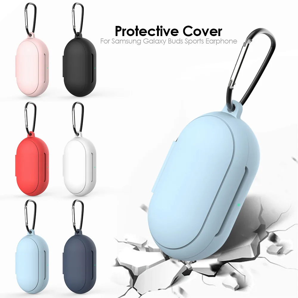 Silicone Anti-shock Case Cover With Hook For Galaxy Buds Earphone Pouch Protective For Samsung Galaxy buds+ Plus Protector Case
Silicone Anti-shock Case Cover With Hook For Galaxy Buds Earphone Pouch Protective For Samsung Galaxy buds+ Plus Protector Case