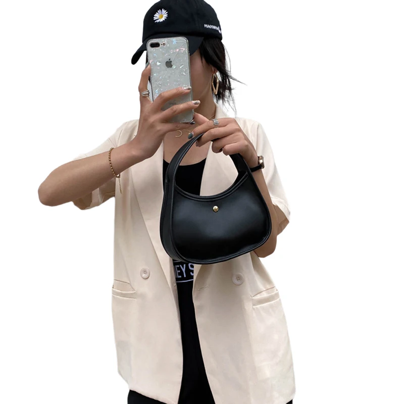 Women Clutch Bag Retro Solid Color Baguette Bag Wild Fashion Metal Buckle Dinner Shoulder Bags Totes Handbags
Women Clutch Bag Retro Solid Color Baguette Bag Wild Fashion Metal Buckle Dinner Shoulder Bags Totes Handbags