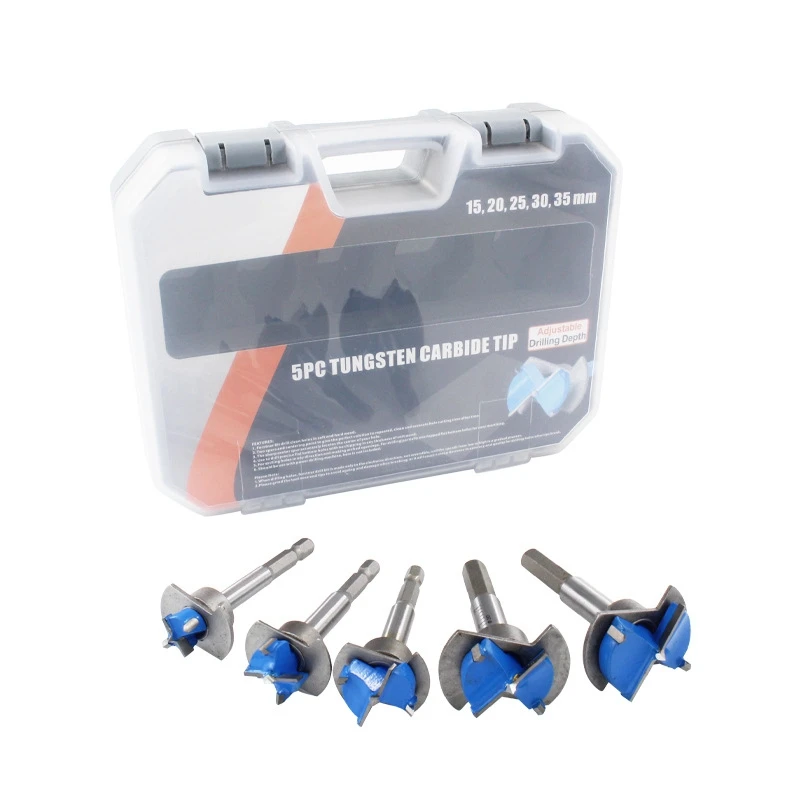 5PCS/SET 15-35mm Adjustable Positioning Woodworking Tools Drill Bits Hole Saw Set Hard Alloy Forstner Drill DIY
5PCS/SET 15-35mm Adjustable Positioning Woodworking Tools Drill Bits Hole Saw Set Hard Alloy Forstner Drill DIY