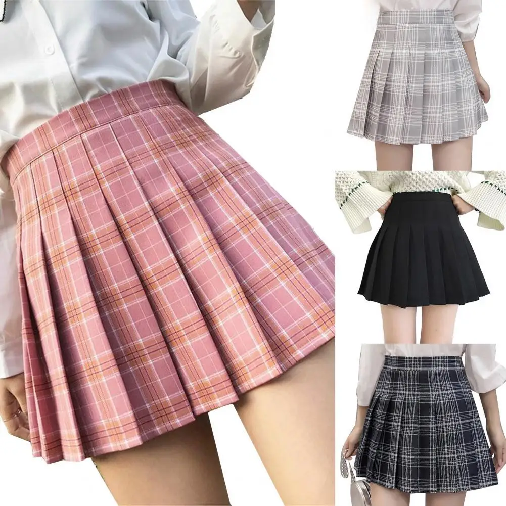 Summer Women Skirt 2021 Mini Skirt High Waist Women Side Zip Solid Color/Plaid Printed Pleated Skirt for School Sexy Cute Skirts
Summer Women Skirt 2021 Mini Skirt High Waist Women Side Zip Solid Color/Plaid Printed Pleated Skirt for School Sexy Cute Skirts