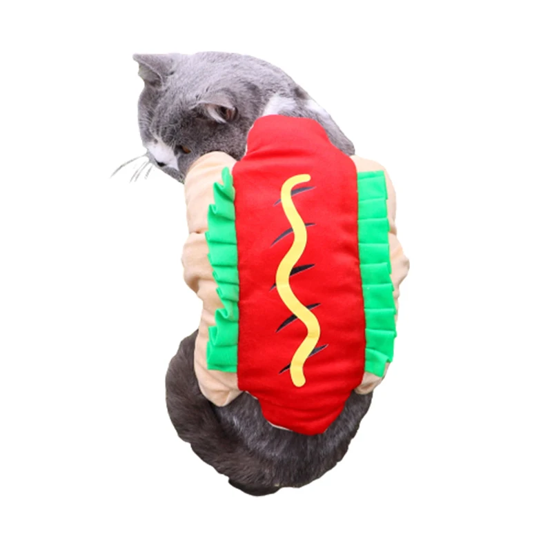 Pet Transformation Dress Teddy Clothes Hamburger Pet Makeover Outfit Polyester Casual Red Colour High-Quality Fabrics 2021 New
Pet Transformation Dress Teddy Clothes Hamburger Pet Makeover Outfit Polyester Casual Red Colour High-Quality Fabrics 2021 New