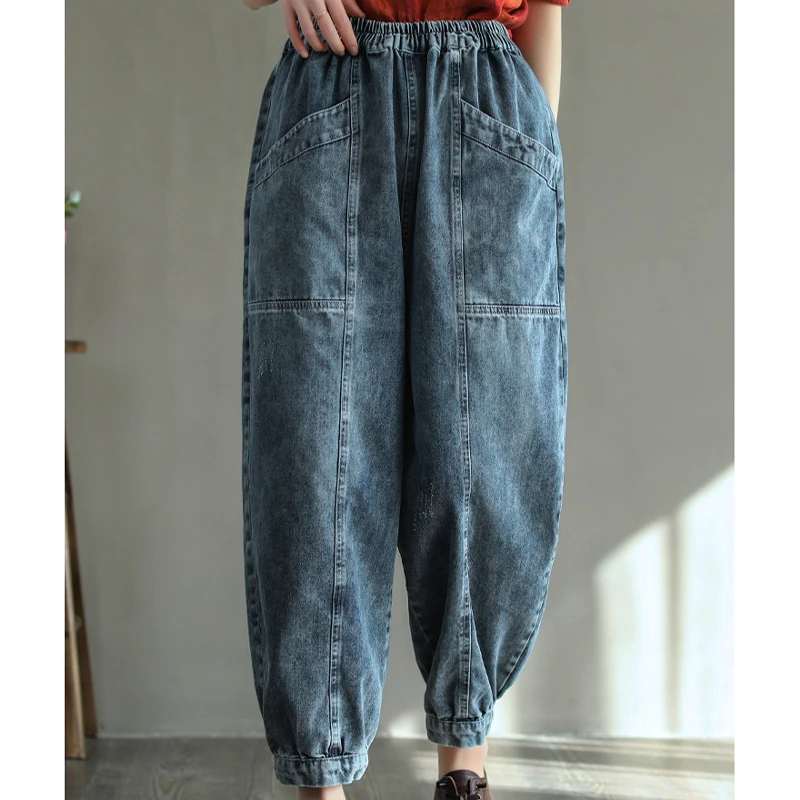 Max LuLu New Spring Fashion Jeans Female Loose Blue Denim Pantalons Ladies Elastic Casual Pants Female Punk Oversized Trousers
Max LuLu New Spring Fashion Jeans Female Loose Blue Denim Pantalons Ladies Elastic Casual Pants Female Punk Oversized Trousers