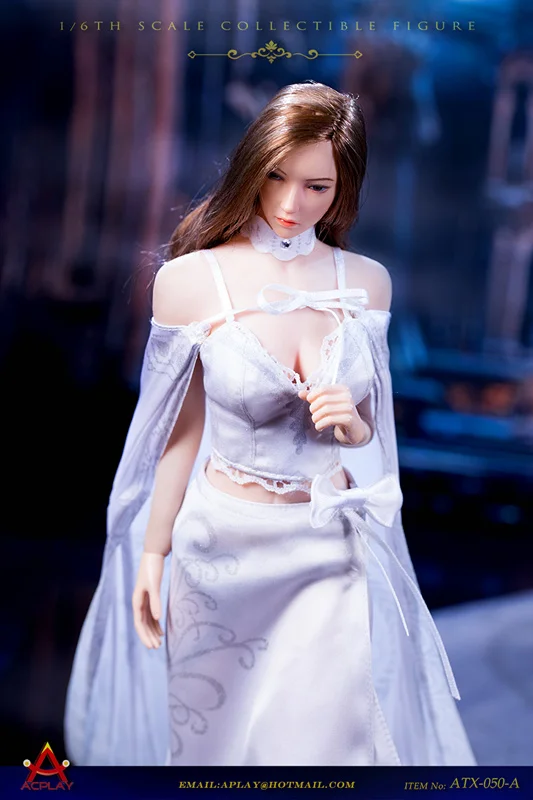 ACPLAY ATX050 1/6 Vintage Black Dress Queen style Long Retro Skirt with cloak Fit 12'' Female seamless Body
ACPLAY ATX050 1/6 Vintage Black Dress Queen style Long Retro Skirt with cloak Fit 12'' Female seamless Body