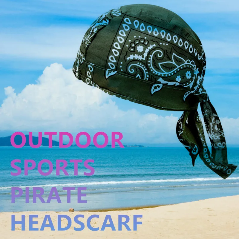 1@# Hip-Hop Pirate Headscarf Motorcycle Outdoor Sports Hat Cotton Printed Single Cashew Multi-Color Motorcycle Headscarf
1@# Hip-Hop Pirate Headscarf Motorcycle Outdoor Sports Hat Cotton Printed Single Cashew Multi-Color Motorcycle Headscarf