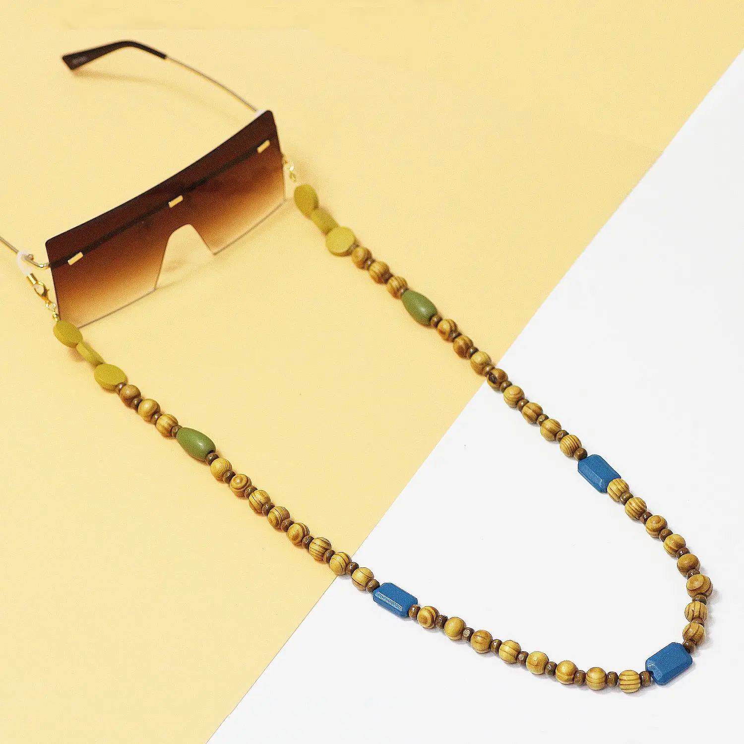New blue retro style simple fashion wooden bead non-slip glasses chain wholesale lanyard glasses chains mask strap necklace
New blue retro style simple fashion wooden bead non-slip glasses chain wholesale lanyard glasses chains mask strap necklace