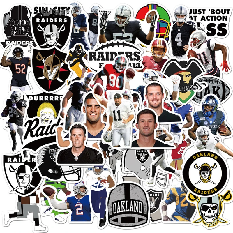 10/30/50Pcs Sports Rugby Team Oakland Raiders Waterproof Stationery Pvc Sticker Skateboard Suitcase Guitar Luggage Kid Gifts
10/30/50Pcs Sports Rugby Team Oakland Raiders Waterproof Stationery Pvc Sticker Skateboard Suitcase Guitar Luggage Kid Gifts