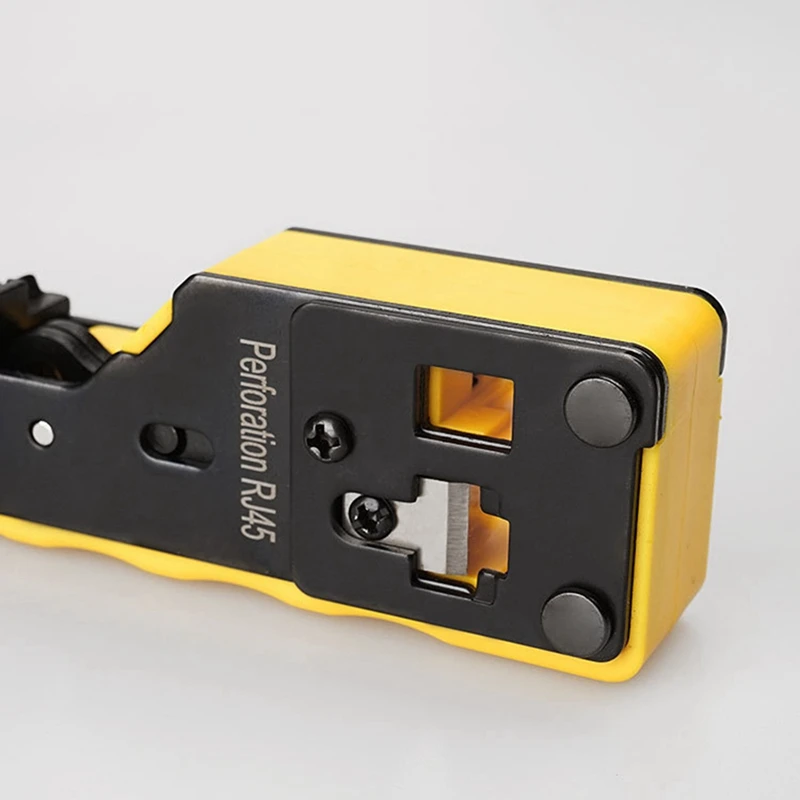 All in One EZ RJ45 Tool Network Crimper Cable Crimping Tools for RJ45 Cat7 Cat6 Cat5 RJ11 RJ12 Modular Plugs Metal Clips Pliers
All in One EZ RJ45 Tool Network Crimper Cable Crimping Tools for RJ45 Cat7 Cat6 Cat5 RJ11 RJ12 Modular Plugs Metal Clips Pliers