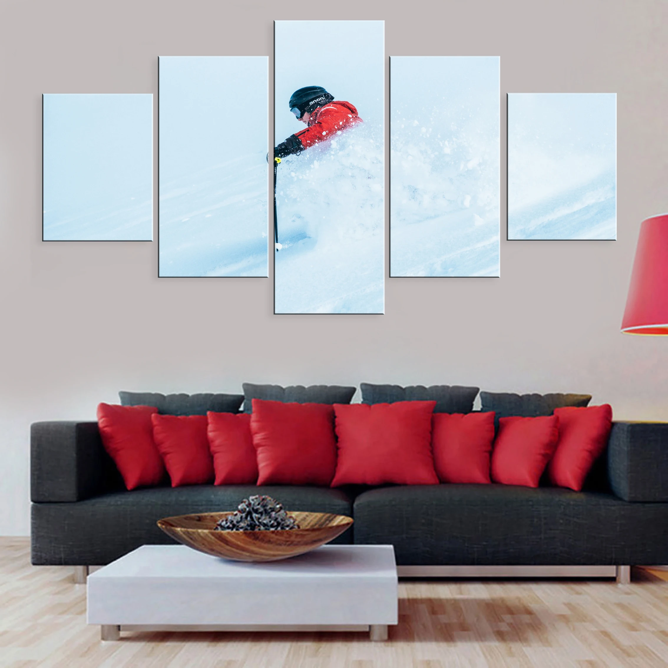 Hd Outdoor Sport Skiing Snow Mountain 5 Pieces Art Poster Painting Canvas For Living Room Home Decor Framework
Hd Outdoor Sport Skiing Snow Mountain 5 Pieces Art Poster Painting Canvas For Living Room Home Decor Framework