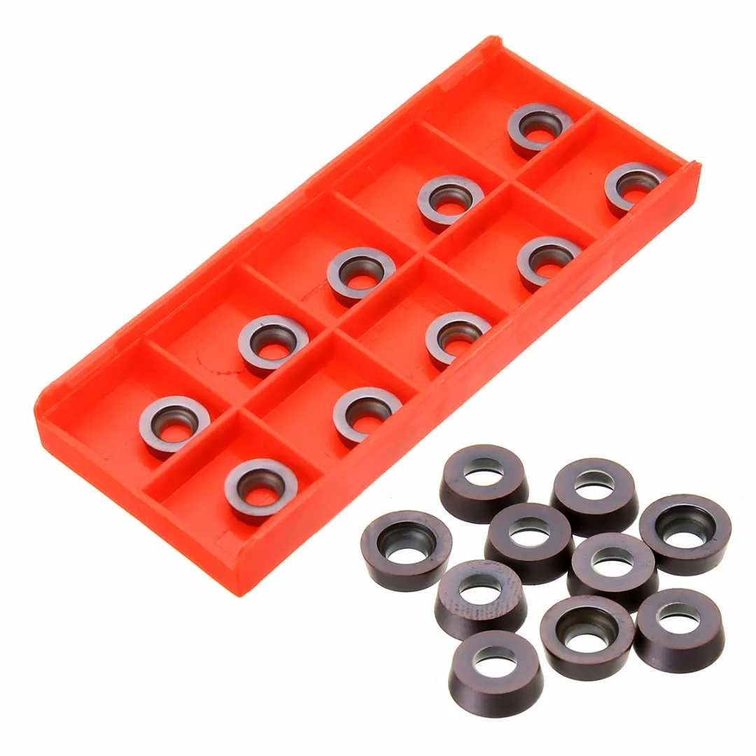 10Pcs RPMT1003MO VP15TF Carbide Blades Round Inserts Lathe Cutter Tools For Lathe Turning Tool
10Pcs RPMT1003MO VP15TF Carbide Blades Round Inserts Lathe Cutter Tools For Lathe Turning Tool