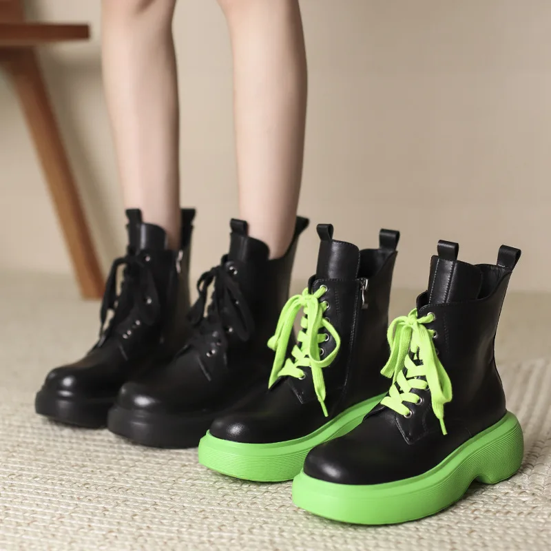 Martin Boots Women's Leather Platform 2021 New Autumn and Winter Retro Booties Platform Boots Gothic Platform Shoes Women Boots
Martin Boots Women's Leather Platform 2021 New Autumn and Winter Retro Booties Platform Boots Gothic Platform Shoes Women Boots