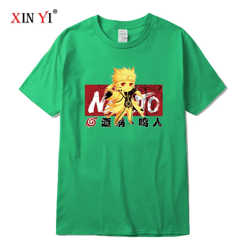XIN YI Men's Casual High Quality 100% Cotton Anime T-shirt Naruto print Loose knitted fabric Cool men tshirt o-neck t-shirt men
XIN YI Men's Casual High Quality 100% Cotton Anime T-shirt Naruto print Loose knitted fabric Cool men tshirt o-neck t-shirt men