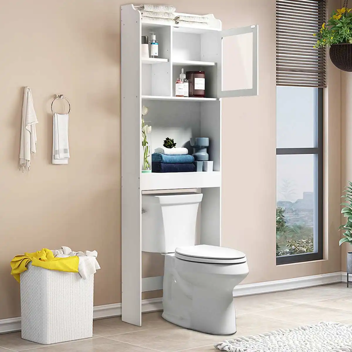 3 Layers Bathroom Furniture Cabinet Storage Rack Waterproof Wooden Bathroom Towel Shelf Storage Holders Toilet Organizer
3 Layers Bathroom Furniture Cabinet Storage Rack Waterproof Wooden Bathroom Towel Shelf Storage Holders Toilet Organizer