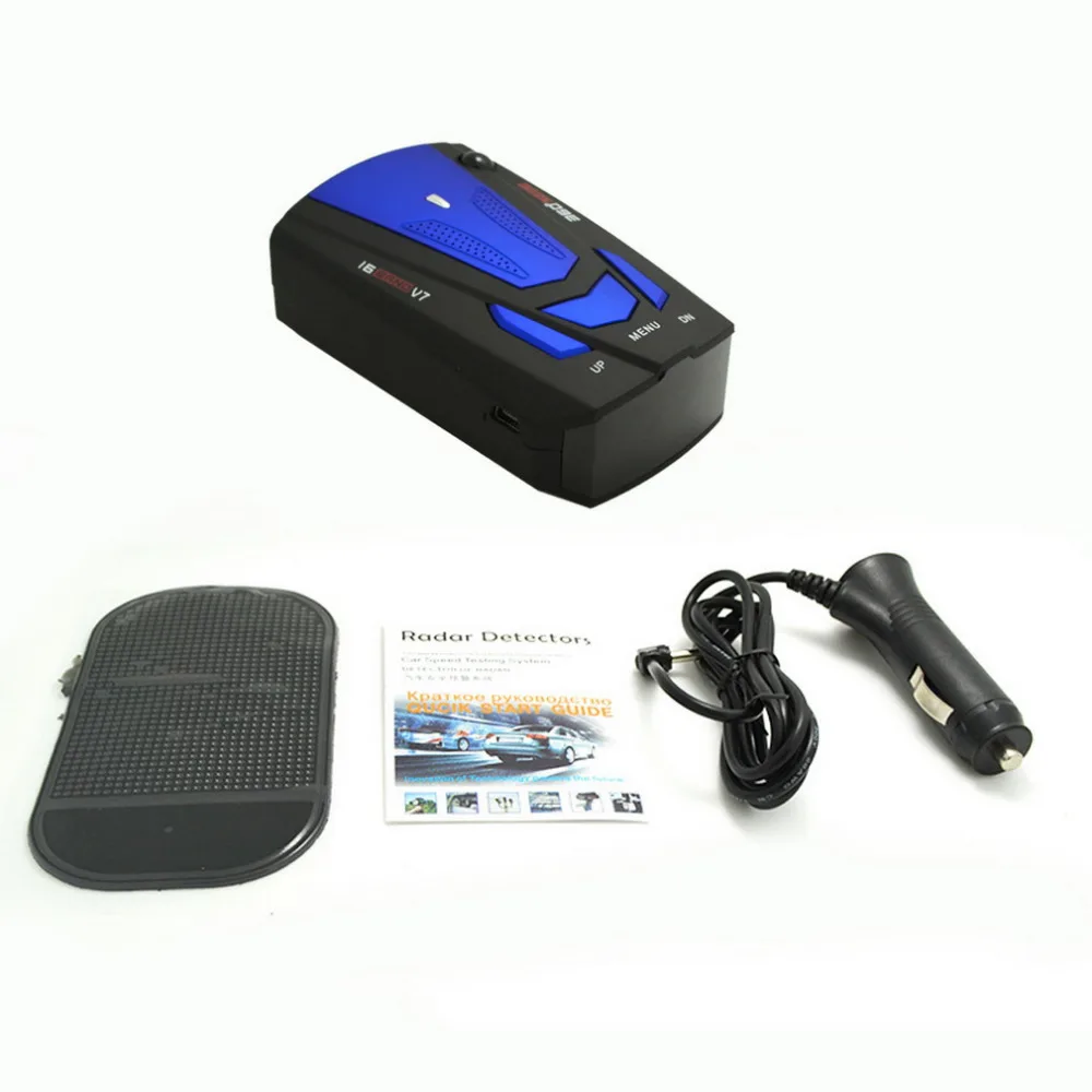 New Blue/Red 360 Degrees Car Radar Detector 16 Band Voice Alert Laser V7 Security Speed Radar Detector Laser LED Display Hot
New Blue/Red 360 Degrees Car Radar Detector 16 Band Voice Alert Laser V7 Security Speed Radar Detector Laser LED Display Hot