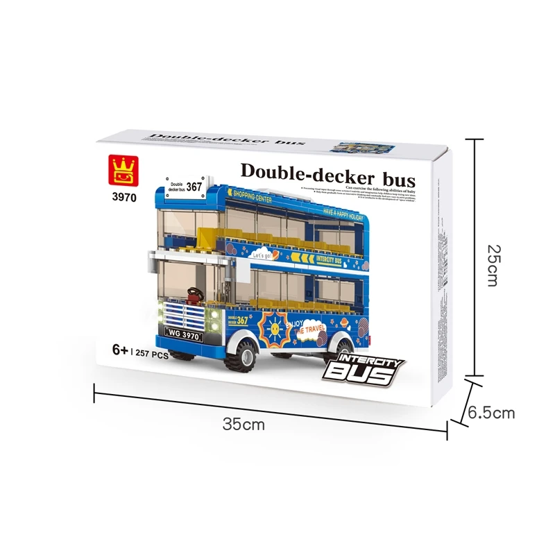 Double-decker Bus Small Particle Building Block Bus BRT Bus School Bus Assembled Educational Toy Model
Double-decker Bus Small Particle Building Block Bus BRT Bus School Bus Assembled Educational Toy Model