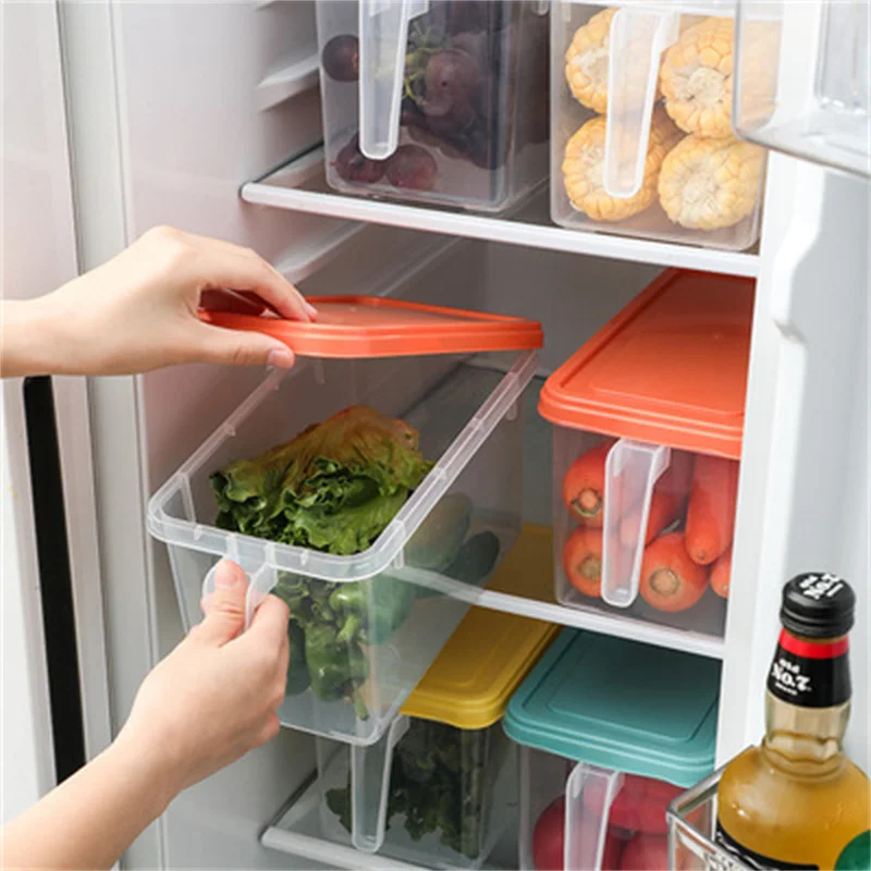 Large-Capacity Refrigerator Fresh-Keeping Storage Box Kitchen Food Sealed Jar Transparent Plastic Fruit Vegetable Storage Box
Large-Capacity Refrigerator Fresh-Keeping Storage Box Kitchen Food Sealed Jar Transparent Plastic Fruit Vegetable Storage Box