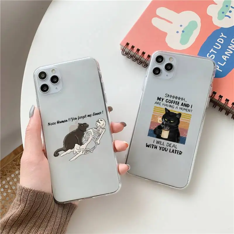 Cat funny animal skull fashion Phone Case Transparent for Clear iPhone case 11 12 mini pro XS MAX 8 7 6 6S Plus X 5S SE 2020 XR
Cat funny animal skull fashion Phone Case Transparent for Clear iPhone case 11 12 mini pro XS MAX 8 7 6 6S Plus X 5S SE 2020 XR
