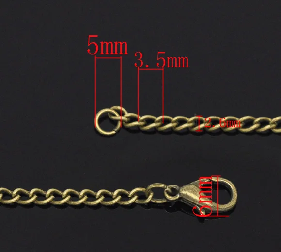 Fashion Hiphop Necklace Stainless Steel Curb Cuban Link Chain Antique Bronze MetalNecklace For Women Men Jewelry Gift 12 PCs
Fashion Hiphop Necklace Stainless Steel Curb Cuban Link Chain Antique Bronze MetalNecklace For Women Men Jewelry Gift 12 PCs
